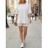 image:imageLILLUSORY Womens Lounge Sets Shorts 2 Piece Matching Pajamas Summer Outfits 2026 Casual Oversized Sweatsuits Spring ClothesGrey
