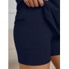 image:imageLILLUSORY Womens Lounge Sets Shorts 2 Piece Matching Pajamas Summer Outfits 2026 Casual Oversized Sweatsuits Spring ClothesNavy