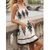 image:imageLILLUSORY Womens Summer Dress Beach Vacation Short Sundress Spring Sleeveless Mini Dresses 2026 Casual Outfits Cute ClothesFloral Apricot
