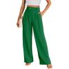 image:imageLILLUSORY Wide Leg Dress Pants Womens High Waisted Dressy TrousersKelly Green