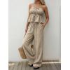 image:imageLILLUSORY 2 Piece Sets for Women Summer 2026 Vacation Travel Beach Outfits Lounge Matching Casual Airport ClothesApricot