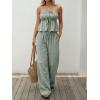 image:imageLILLUSORY 2 Piece Sets for Women Summer 2026 Vacation Travel Beach Outfits Lounge Matching Casual Airport ClothesGreygreen