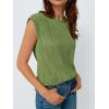 image:imageLILLUSORY Dressy Casual Blouses for Women 2026 Summer Tops Trendy Cap Short Sleeve T Shirts Cute Work ClothesArmygreen