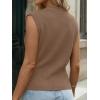 image:imageLILLUSORY Sweater Vest Tops for Women 2026 Spring Summer Business Casual Outfits Sleeveless Cardigan Sweaters FashionNutmeg