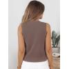 image:imageLILLUSORY Vest Tops for Women 2026 Summer Outfits Striped Sweaters Button Up Casual Blouses Jacket Fashion ClothesNutmeg