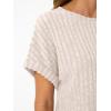image:imageLILLUSORY Women Short Sleeve T Shirt Summer Sweater Dressy Casual Blouse Business Top Work ClothingApricot
