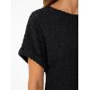 image:imageLILLUSORY Women Short Sleeve T Shirt Summer Sweater Dressy Casual Blouse Business Top Work ClothingBlack
