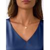 image:imageLILLUSORY Women Silk Satin Tank Top V Neck Summer Blouse Sleeveless Shirt Business Casual Dressy Outfit Vacation Clothes 2026Navy