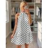 image:imageLILLUSORY Women Summer Mini Dress Halter Short Dresses A Line Polka Dot Petite Sundress Flowy Vacation Party Outfits 2026White
