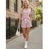 image:imageLILLUSORY Womens 2 Piece Summer Short Sets Lounge Outfits Spring Vacation Cruise Travel Resort Beach Loungewear Cute PajamasPink