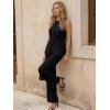 image:imageLILLUSORY Womens 2 Piece Summer Vest Sets Sleeveless Blazer Wide Leg Pants Suits Business Casual Spring OutfitsBlack