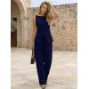 image:imageLILLUSORY Womens 2 Piece Summer Vest Sets Sleeveless Blazer Wide Leg Pants Suits Business Casual Spring OutfitsNavy Blue