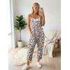 image:imageLILLUSORY Womens Jumpsuits Tropical Floral Print Boho Summer Overalls Rompers Cruise Outfits Beach Vacation 2026 Resort WearFloral