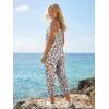image:imageLILLUSORY Womens Jumpsuits Tropical Floral Print Boho Summer Overalls Rompers Cruise Outfits Beach Vacation 2026 Resort WearFloral