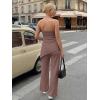 image:imageLILLUSORY Two Piece Lounge Sets for Women Going Out Asymmetrical Summer Matching Clothing 2026 Travel Knit Vacation OutfitsCoffe