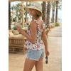 image:imageLILLUSORY Boho Floral Flowy Tank Tops for Women Summer 2026 Square Neck Ruffle Cute Babydoll TopMulticolor Floral