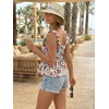 image:imageLILLUSORY Babydoll Camisole Tops for Women Square Neck Floral Flowy Tank Tops Summer 2026Multicolor Floral