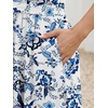 image:imageLILLUSORY Summer Dresses for Women 2026 Short Sleeve Floral Aline Dress with Pockets Boho Flowy SundressesBlue Print