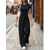 image:imageLILLUSORY Sweat Sets for Women Airport Travel Two Piece Matching Lounge Set Sweatsuit OutfitBlack