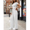 image:imageLILLUSORY Sweat Sets for Women Airport Travel Two Piece Matching Lounge Set Sweatsuit OutfitLight Grey