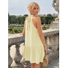 image:imageLILLUSORY Women Halter Dress Summer Mini Short Dresses A Line Polka Dot Petite Sundress Flowy Vacation Party Outfits 2026Light Yellow