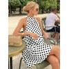 image:imageLILLUSORY Women Halter Dress Summer Mini Short Dresses A Line Polka Dot Petite Sundress Flowy Vacation Party Outfits 2026White