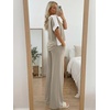 image:imageLILLUSORY Womens 2 Piece Lounge Sets Matching Travel Outfits Color BlockApricot