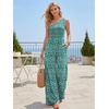 image:imageLILLUSORY Womens Floral Jumpsuit Off Shoulder Boho Romper Summer Beach OutfitsGreen