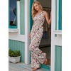 image:imageLILLUSORY Womens Floral Jumpsuit Off Shoulder Boho Romper Summer Beach OutfitsPink