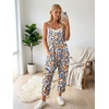 image:imageLILLUSORY Womens Jumpsuits Tropical Floral Print Boho Summer Overalls Rompers Cruise OutfitsFloral