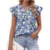 Blue White Flower