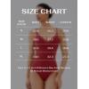 imageREORIA Womens Lace Trim VNeck Bodysuit Spaghetti Straps Sexy Outfit 2025 SpringSummer Designer CollectionRibbon Red