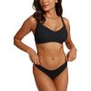 imageREORIA Womens Lounge Comfortable Adjustable Everyday Bra Seamless FullCoverage Padded Wirefree Bras for WomenBlack