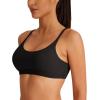 imageREORIA Womens Racerback Wireless No Padded Comfortable Sleep Bralettes Bras for WomenBlack