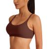 imageREORIA Womens Racerback Wireless No Padded Comfortable Sleep Bralettes Bras for WomenCocoa