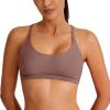 imageREORIA Womens Racerback Wireless No Padded Comfortable Sleep Bralettes Bras for WomenUmber
