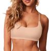 imageREORIA Womens Racerback Wireless Padded Comfortable Sleep Bralettes Bras for WomenNude