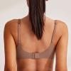 imageREORIA Womens Teardrop Push Up Underwire Bra Sexy Plunge Seamless Supportive Tshirt Bras for WomenSienna