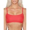 imageREORIA Womens Basic Scoop Neck Wireless No Padding Bralette Ultra Comfortable Soft Smoothing Seamless No Underwire BrasPoppy