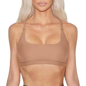 imageREORIA Womens Racerback Wireless Padded Comfortable Sleep Bralettes Bras for WomenSienna
