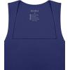 imageREORIA Butsmooth Womens Square Neck Going Out Crop Tops Double Lined Cute Basic Tank Tops 2025 ClothesDeep Blue