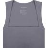 imageREORIA Butsmooth Womens Square Neck Going Out Crop Tops Double Lined Cute Basic Tank Tops 2025 ClothesGrey