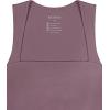 imageREORIA Butsmooth Womens Square Neck Going Out Crop Tops Double Lined Cute Basic Tank Tops 2025 ClothesGrey Purple