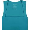 imageREORIA Butsmooth Womens Square Neck Going Out Crop Tops Double Lined Cute Basic Tank Tops 2025 ClothesLake Blue