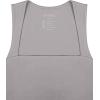 imageREORIA Butsmooth Womens Square Neck Going Out Crop Tops Double Lined Cute Basic Tank Tops 2025 ClothesLight Grey