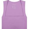 imageREORIA Butsmooth Womens Square Neck Going Out Crop Tops Double Lined Cute Basic Tank Tops 2025 ClothesLight Purple