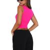 imageREORIA Butsmooth Womens Square Neck Going Out Crop Tops Double Lined Cute Basic Tank Tops 2025 ClothesRose