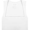 imageREORIA Butsmooth Womens Square Neck Going Out Crop Tops Double Lined Cute Basic Tank Tops 2025 ClothesWhite