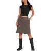 imageREORIA Womens Sexy Backless Going Out Crop Tops Double Lined T Shirts Open Back Y2k Trendy Crop TopsBlack