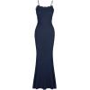 imageREORIA Womens Summer Lace Slip Lounge Long Dress Sexy Casual Elegant Backless Ribbed Bodycon Maxi DressesNavy Blue